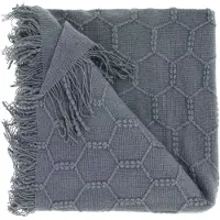 Pronto Wonen Plaid Collina 127x152cm donkergrijs
