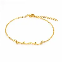 Cilla Jewels Goudkleurige Mama Armband van Edelstaal