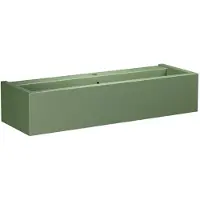 Kerasan Kanaal Keramische wastafel 120x40cm, mat groen