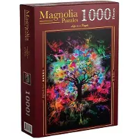 Magnolia puzzel Colorful Tree - 1000 stukjes legpuzzel speelgoed.