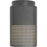 Nordlux Sidara Seaside buiten-downlight, antraciet, IP54, E27 Sidara, dimbaar, alu / grijs / zink, Aluminium, Modern, plafondlamp