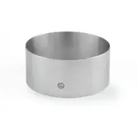 Hendi Ronde voedselring – Roestvast staal – Ø100x45 mm – Vaatwasmachinebestendig