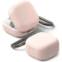 Ringke Silicone Galaxy Buds 4 / Galaxy Buds 4 Pro Hoesje Roze