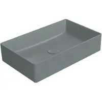 GSI Kube X Color Keramische opbouwwastafel 60x37cm, mat agave