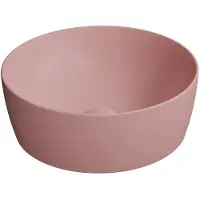 GSI Nubes Keramische waskom Ø40cm, mat blush