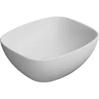 GSI Nubes Keramische wastafel op de plaat 40x35cm, mat wit