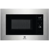 Electrolux MO318GXE, Inbouw, Combimagnetron, 17 liter, 700 watt, Ingebouwd display, Bediening met knoppen, Draaiknoppen