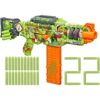 Nerf Zombie Corrupter-dartblaster, 22 Elite-darts, buitenspellen, leeftijd 8+
