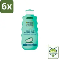 Garnier - Ambre Solaire - Aftersun Melk - Verzachtend - 175 ml - Voordeelverpakking - 6 stuks - Zonnebrand nabehandeling - Aftersun