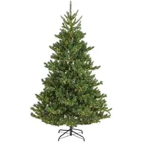 Kaemingk Alba fir kunstkerstboom prelit dia. 116-H180 cm groen/warm wit Everlands