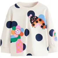 Next - Meisjes - T-shirts met lange mouwen - Crème