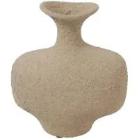 Countryfield Vaas taupe aardewerk H20cm taupe Aardewerk Vaas