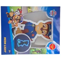 Z1 Paw Patrol Neon Tafellamp 25x22cm Blauw blauw Kunststof Tafellamp