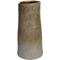 Mansion Atmosphere Vaas Isa beige/wit keramiek 10x21cm beige Keramiek Vaas