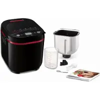 Tyr Broodbakmachine - 1kg Broodbakmachine - Broodbakmachine met 17 Programma's - Zwart - 29cm x 31cm x 29cm