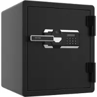 Rottner Brandwerende Kluis BlackFire 530 – Elektronisch Slot met Vingerafdrukscanner – Grafietzwart