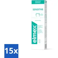 Elmex 15 x Tandpasta Sensitive Original 75 ml - Gevoelige Tanden - Tandpasta - Aminfluoride - Cariës - Tandgevoeligheid