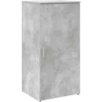 vidaXL Opbergkast 50x45x103,5 cm bewerkt hout betongrijs