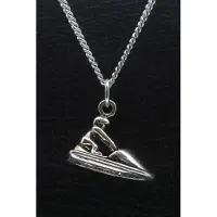 MOOYE ® - Collectie Zilveren Jetskier ketting hanger