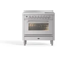 ILVE inductie fornuis 91,1 cm 1 oven rvs