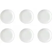 Wilmax Broodbord 15 cm van porselein, Wit WL-991011/A