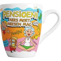 Paper Dreams Mok - Cartoonmok - Pensioen, niks moet niksen mag