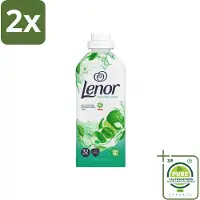 Lenor – Wasverzachter – Freshness Guard – 32 Wasbeurten – 800 ml - Voordeelverpakking - 2 stuks - Wasverzachter - Frisheid
