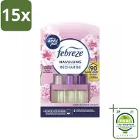 Ambi Pur 15 x - 3Volution - Navulling - Vleugje Bloesem - 20 ml - Grootverpakking - Luchtverfrisser - Geur - - 3Volution - Navulling