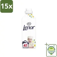 Lenor 15 x - Wasverzachter - Gevoelig - Milde Geur - 41 Wasbeurten - Grootverpakking - Wasverzachter - - Gevoelige Huid - Milde Geur - Langdurige Frisheid
