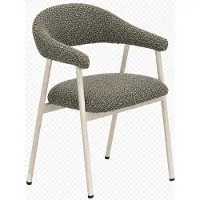 Pronto Wonen Eetkamerstoel Dioso - Taupe/Beige - Stof - 4 Poten -
