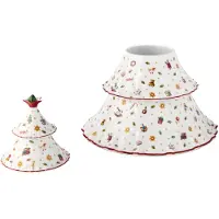 Villeroy & Boch Toy's Delight voorraadpot hout Wit-rood, 4 delen