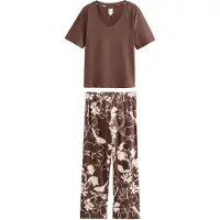 Next Pyjama crème / bruin
