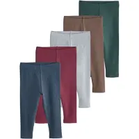 Next Leggings navy / lichtbruin / lichtgrijs / donkergroen / donkerrood