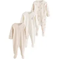 Next Nachtkledij beige / camel / ecru / duifblauw