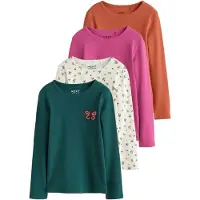 Next Shirt smaragd / oranje / pink / wit