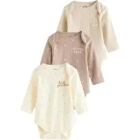 Next Rompertje/body beige / ecru / donkerbeige