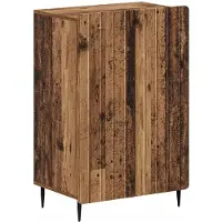 vidaXL Schoenenkast ZWOLLE 59,5 x 39,5 x 91,5 cm Bewerkt hout Oud hout