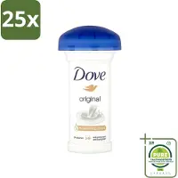Dove 25 x - Deodorant - Roll-on - Original - Frisse geur en bescherming - 50 ml - Grootverpakking - Deodorant Stick - Anti-Transpirant - Okselbescherming - Zweetgeur - Gevoelige Huid