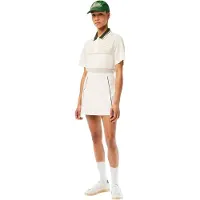 Lacoste Poloshirt met kraag voor dames (Wit)