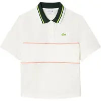 Lacoste Poloshirt met kraag voor dames (Wit)