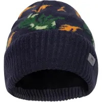 Trespass Timbo Dragon gebreide muts voor jongens (Marine)