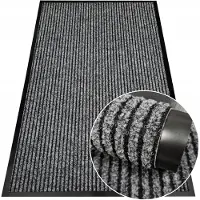 Oxide Grijze Deurmat 60x90 cm - Antislip Instapmat voor Kantoor en Huis