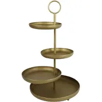 Pronto Wonen Decoratieplateau Mingardo goud