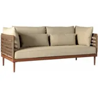Cotoons Tuinbank Jaxx Sofa Brick + Kussens Ivory