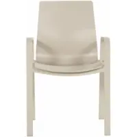 Hartman Tuinstoel Flow Stackable Armchair Sand Frame Beige Seat