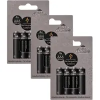Anna's Collection Oplaaadbare batterijen - AAA - 12x stuks - 800 mAh – Herlaaadbare batterijen