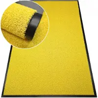 Nestor Merkloos Merkloze Buitenmat 90x150 cm - Gele Antislip Schoonloopmat