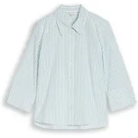 Tom Tailor regular fit overhemdblouse van mix van katoen en lyocell
