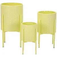 Mauro Ferretti Vaashouder Iris Set 3 Pcs Ø 36×56,5 cm