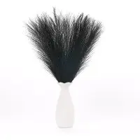 OEM Kunststof pampasgras decoratie, 55 cm, zwart, 20 stuks